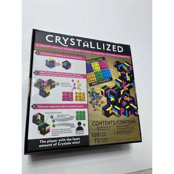 Crystallized Board Game, Abstract Strategy Board Game, Bicycle Games, Brand New - Picture 5 of 5